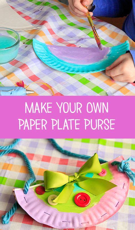 Make Your Own Paper Plate Purse Cbc Parents Paper Plates Paper