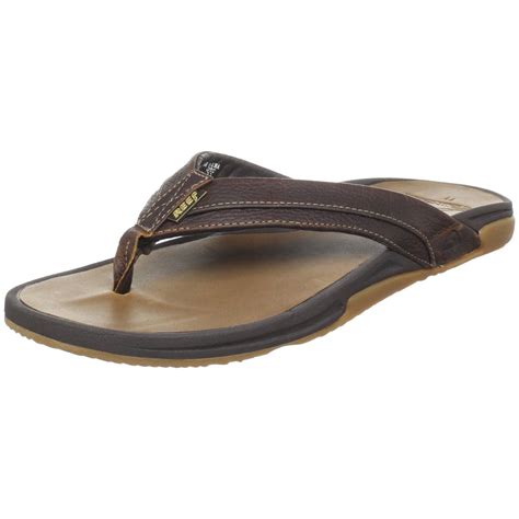 Reef Mens Leather Arch 1 Thong Sandal In Brown For Men Browntan Lyst