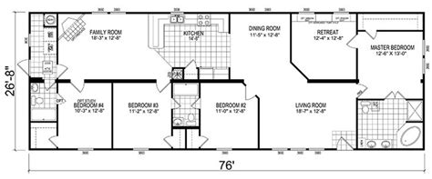 4 bedroom floor plans with roomsketcher, it's easy to create beautiful 4 bedroom floor plans. Mandalay.gif (800×334) | Mobile home floor plans, House ...