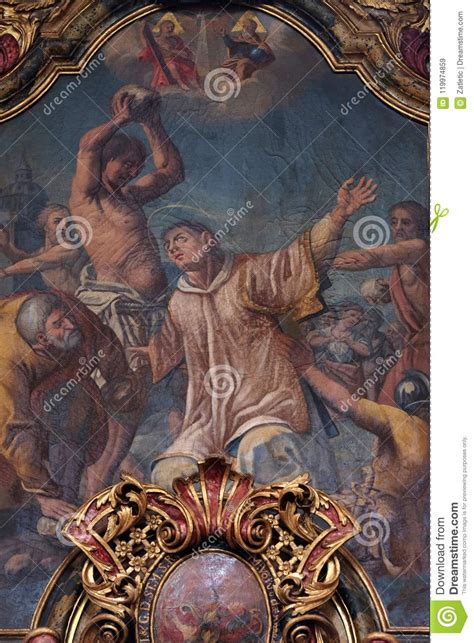 The Stoning Of St Stephen Editorial Stock Image Image Of Holy 119974859