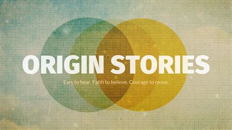 Origin Stories 9 15 19 Only One Life Youtube