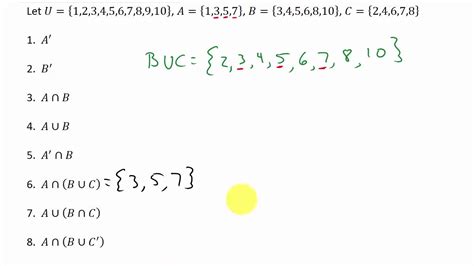 All of these set operations can be performed by a method and by an operator. Union And Intersection Worksheet - Nidecmege