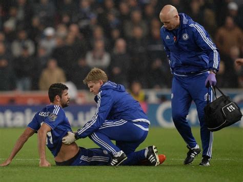 Chelsea Fc Striker Diego Costa Hospitalised With Rib Injury