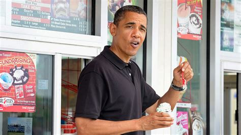 Images Of Barack Obama Eating Ice Cream Abc Houston