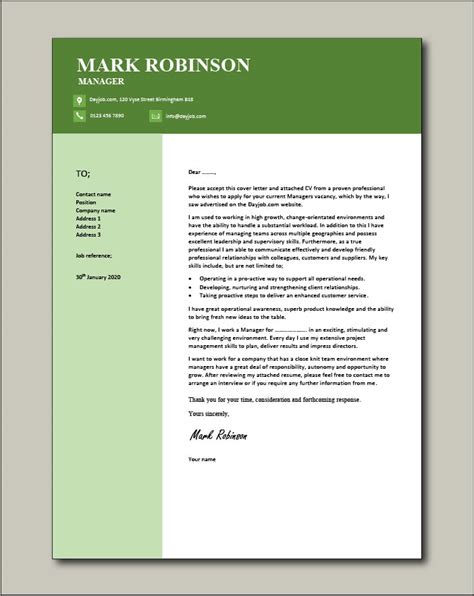 Cover Letter For Manager Collection Letter Template Collection Vrogue