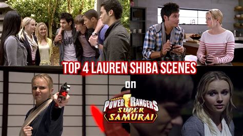 Top 4 Lauren Shiba Scenes On Power Rangers Super Samurai Happy Lauren