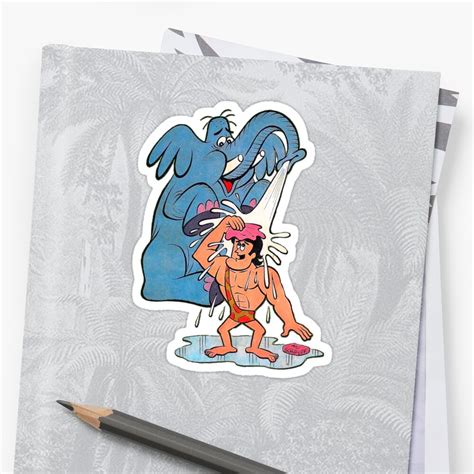 george of the jungle and shep stickers by gsunrise redbubble