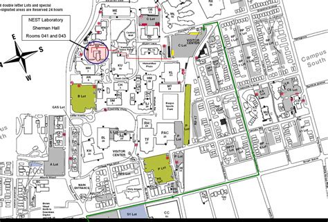Campus Map Of University Of Arizona United States Map