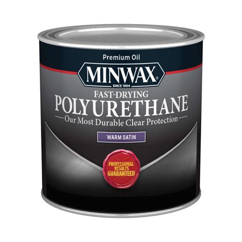 Minwax Warm Satin Clear Oil Based Fast Drying Polyurethane 05 Pt Ace