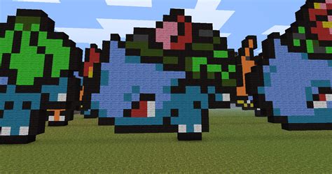 Все типовые самоцветы (type gems). Original 151 Pokemon Pixel Art (1-20) Minecraft Project