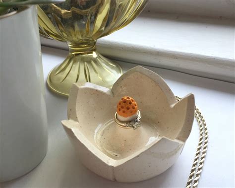 Handmade Ceramic Ring Holder Ring Dish Engagement Ring