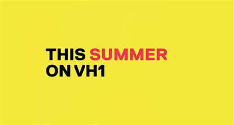 Vh1 Shows Off New Look With Summer Slate Promax Brief