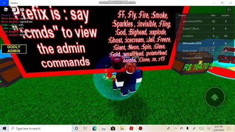 Free Admin Game In Roblox Youtube
