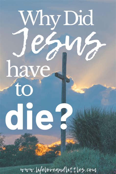 Why Did Jesus Die On The Cross Joy In His Grace Jesus Why Jesus