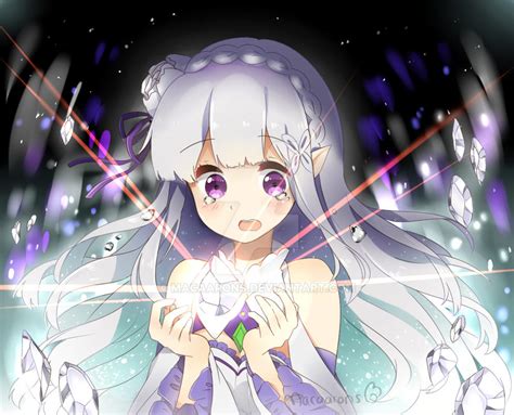 Emilia Rezero Fanart By Macaarons On Deviantart