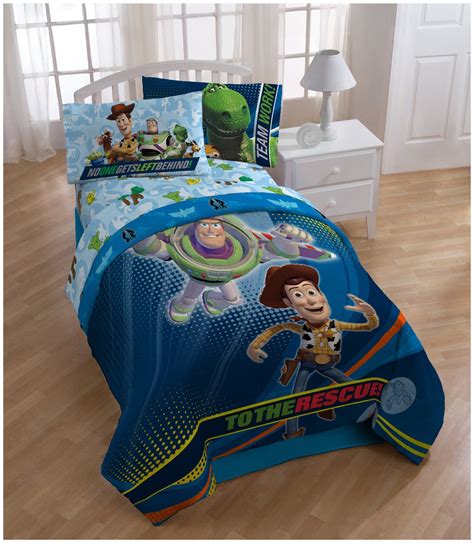 Disney Toy Story To The Rescue Full Comforter And Sham Set Disney Bedding Pixar Bedding