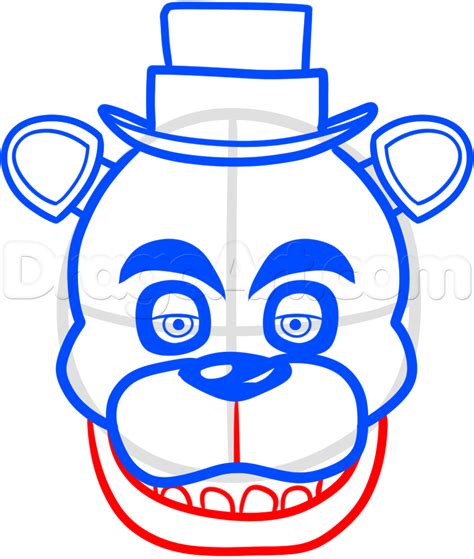 How To Draw Freddy Fazbear Easy Step By Step Video Game Characters