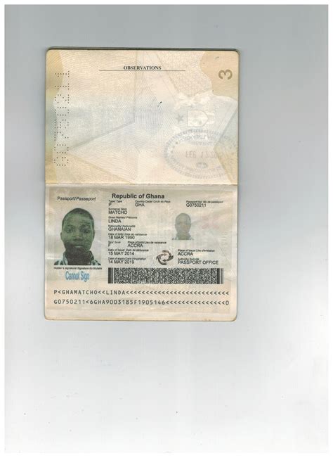 Pin by Hana Ondráčková on Rychlé uložení Republic of ghana Passport
