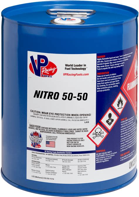 Vp Racing Fuel Nitro 50 Nm50 5050 Mix Of Nitromethane And Methanol