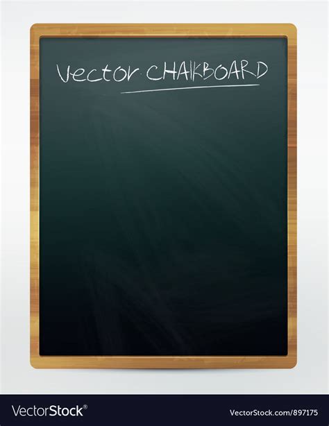 Chalkboard Royalty Free Vector Image Vectorstock