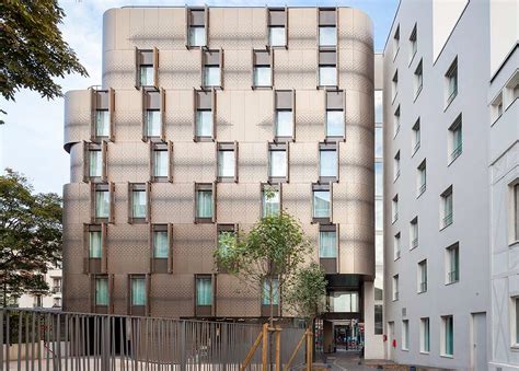 Rehabilitated Parisian Block Includes Daylit Metal Clad Student Housing