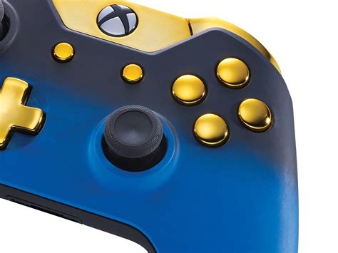 Køb Xbox One Controller Blue Shadow And Gold Edition