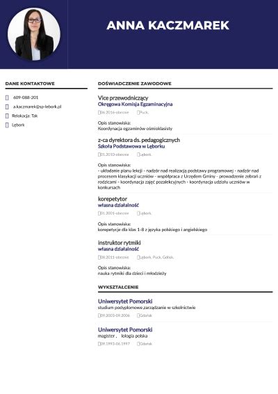CV Nauczyciela - Jak napisać CV nauczyciela (Przykłady) - Ciekawe CV