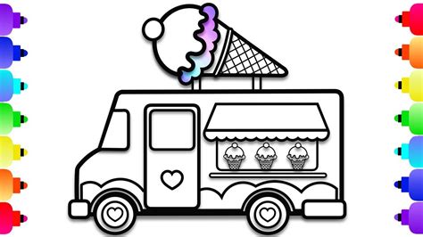 May 06, 2021 · to start an ice cream shop, first you'll need to save up some money and buy or rent a retail space to operate out of. How to Draw an Ice Cream Truck Easy for Kids | Ice Cream ...