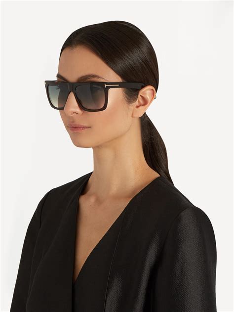Everything that tom ford creates 'be it fashion, film or fragrance 'is ultra covetable and his sunglasses are no exception. Lyst - Tom Ford Morgan Flat-top Sunglasses in Brown