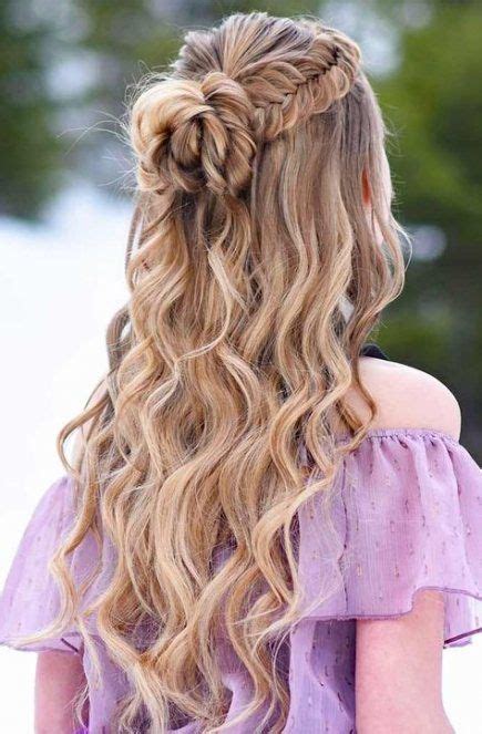 10 Pretty Easy Prom Hairstyles For Long Hair Pop Haircuts