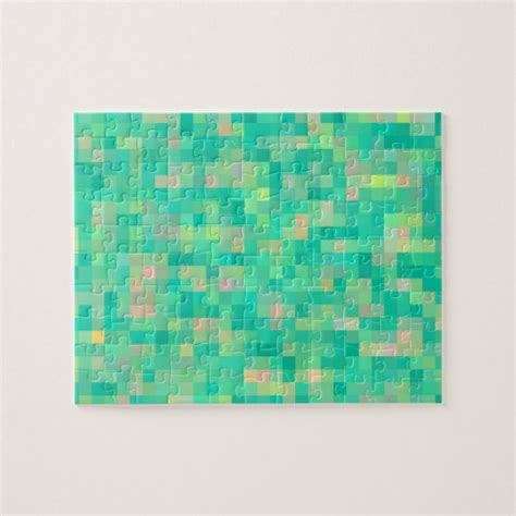 Pixel Art Multicolor Pattern Jigsaw Puzzle Uk