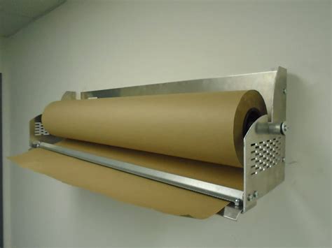 Paper Cutter Roll Dispenser 18 Inches Wall Mount Kraft Paper Duralov