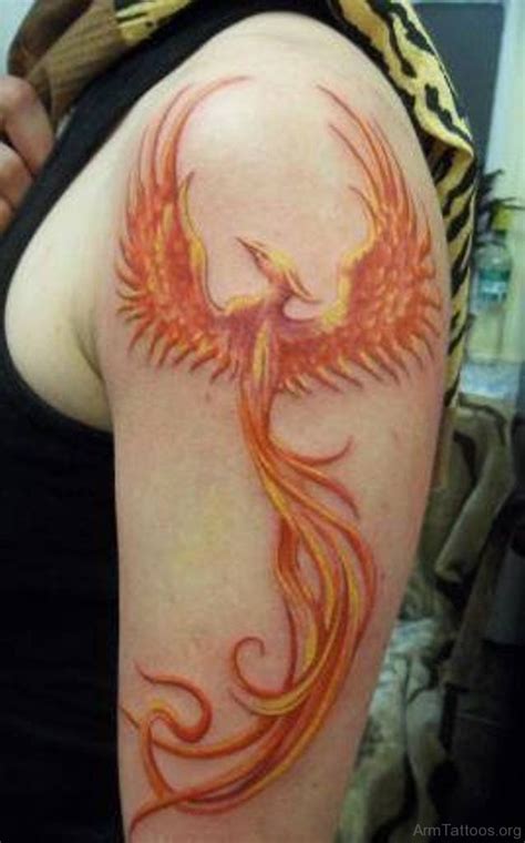 Ancient writings have long claimed this legendary bird to have lived for 1,400 years. 50 Brilliant Phoenix Tattoos For Arm