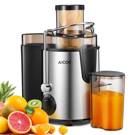 Aicok Juicer Centrifugal Juicer Machine Wide 3” Feed Chute Juice