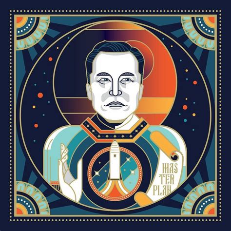 Elon Musk, digital, 1000x1000 px : Art