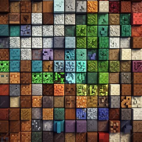 Premium Ai Image Minecraft Block Texture