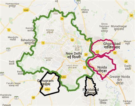 인도의 수도 뉴델리 지도 New Delhi Map 네이버 블로그