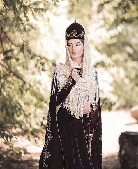 Circassian National Costume European Culture Caucasia Fashion History