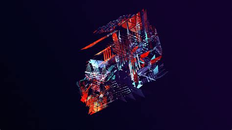 Abstract Facets Wallpaper