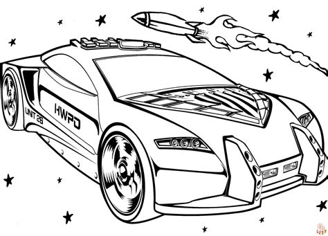 Cool Race Cars Coloring Pages