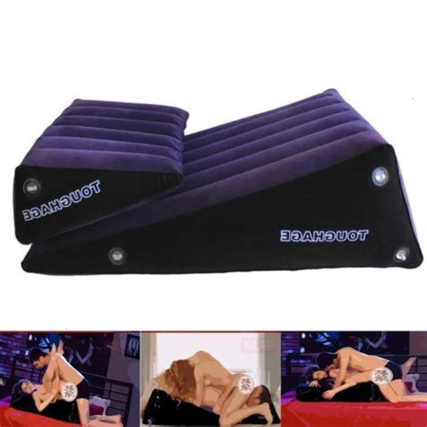 inflatable sexy pillow wedge cushion furniture triangle love position couples ebay