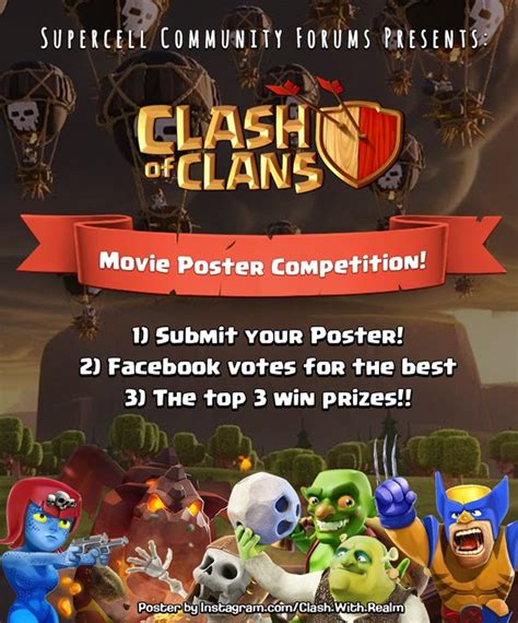 Clash Of Clans On Twitter The Movie Poster Competition Is Back Read