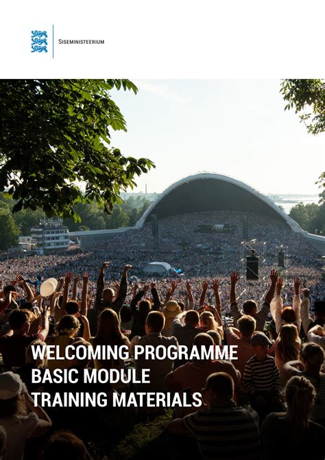 Welcoming Programme Basic Module Training Material By Siseministeerium