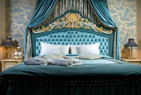 Laeacco Boudoir Interior Luxurious Bed Curtain Pillow Photography Backgrounds Customized
