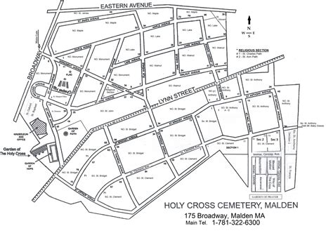 Holy Cross Cemetery & Mausoleum - Malden - Catholic Cemeteries Association