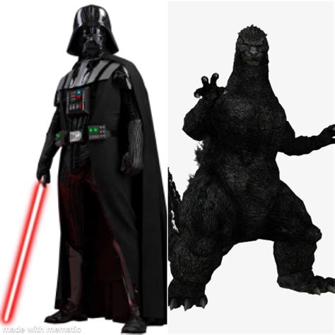 Darth Vader And Godzilla By Stikbotzilla113 On Deviantart