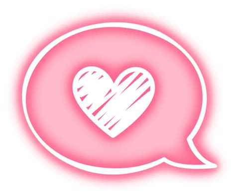 640 x 640 jpeg 11 кб. pink neon kawaii love sticker outline nany♡♡...