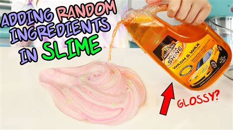 Adding The Most Random Ingredients In Slime Trying To Find New Slime
