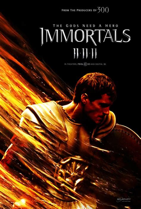 Immortals 3d Poster The Reel Bits