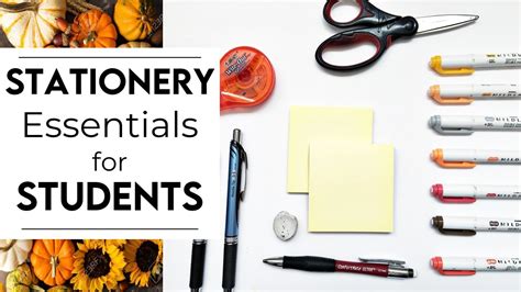 Stationery Essentials Note Taking Bullet Journal Supplies Youtube